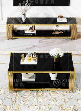 大理视石电奢RIZ视柜茶几简约轻落地茶电柜组合茶几几电视柜组合