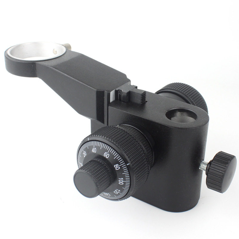 电子视频单筒显微镜微调焦机构镜头托架25mm安装50mm
