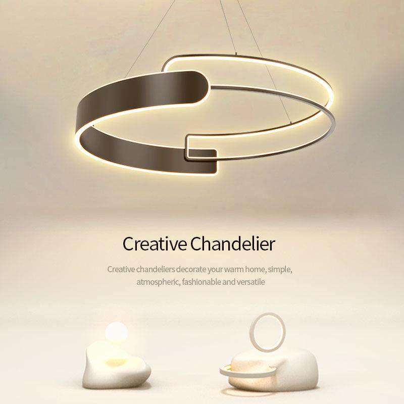 客厅吊灯2024新款电灯家用饭厅灯简约现代大气大灯创意餐厅客厅灯