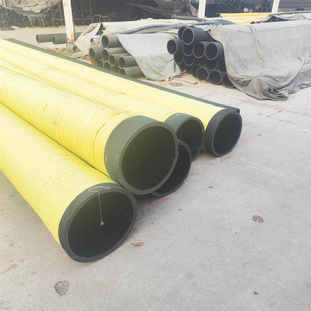 橡胶钢丝卸灰胶管 吸排砂泥浆 耐磨抗腐蚀橡胶钢丝软管