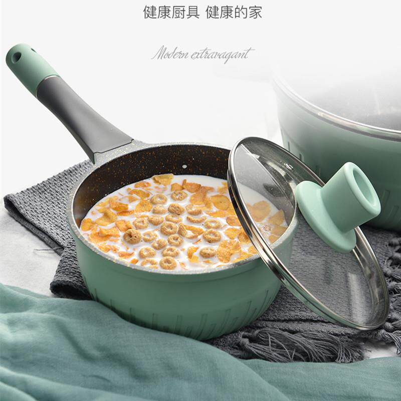 奶锅bat麦饭石婴儿煮泡面锅煮牛奶锅小锅迷你汤锅家用宝宝辅食锅
