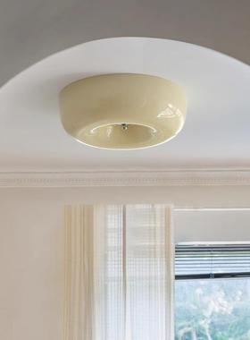 中古奶油风丁光26902谱布吸顶灯全房法式复古客厅书房儿童卧室阳