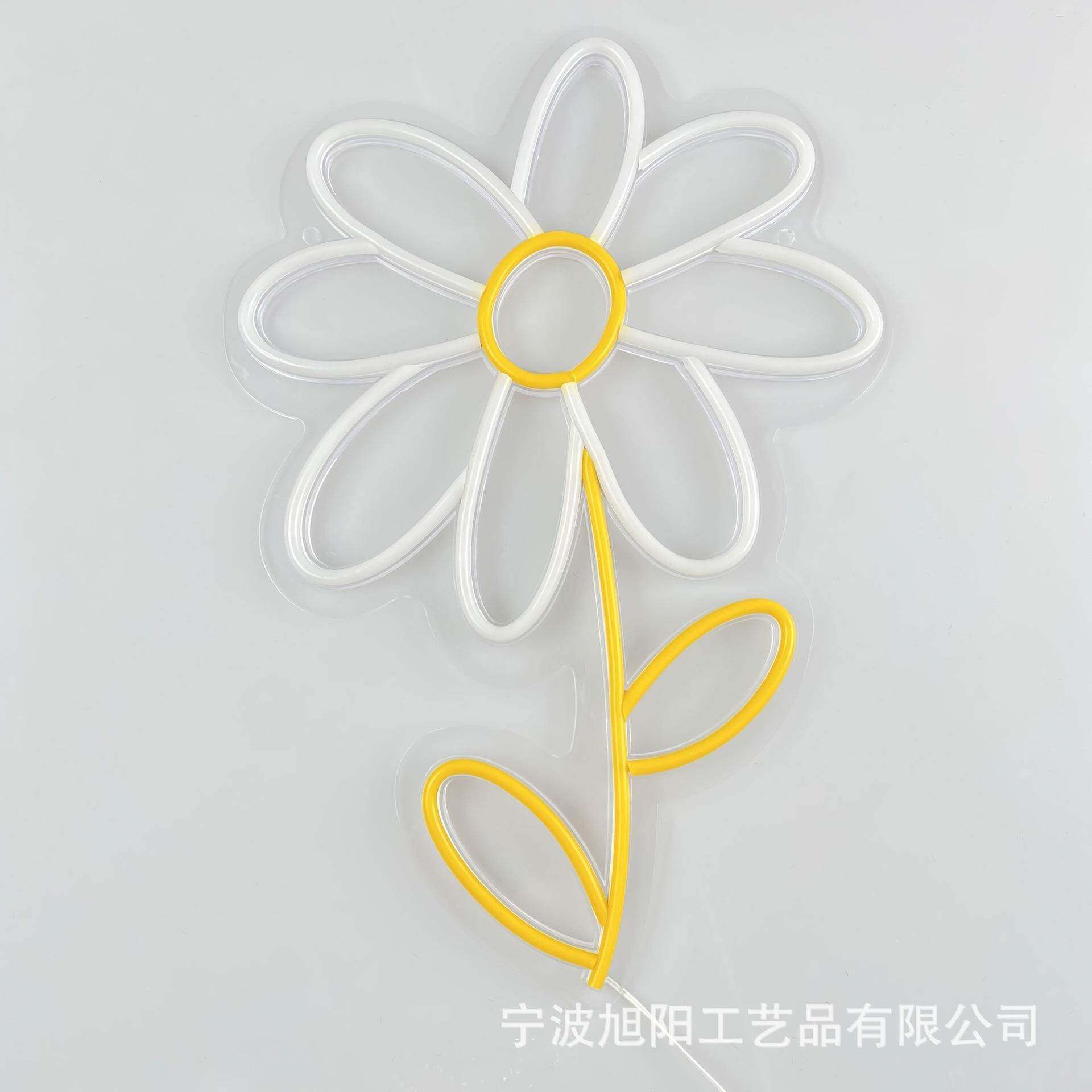 L创ED霓虹灯墙意造型彩色灯条氛围装P0000587饰neonsign背发光板