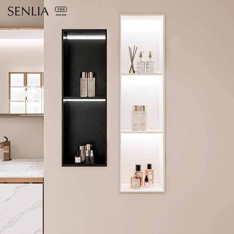 304不层锈钢壁龛嵌置入式卫生间壁坑小壁柜SX—A04室物架浴分隔板,家装主材,卫浴置物架,淘宝优惠券,粉丝福利购,淘宝优惠卷