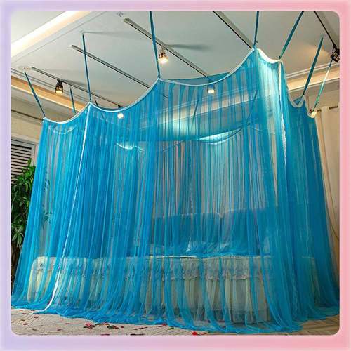 3YK免F769H7SM支架拼通接床帐老式吊吸盘款大小床榻榻米免安装顶