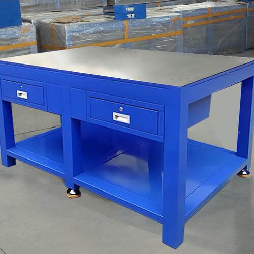 重型工钳工台钳工工作台596模具作台板钳工桌虎钳作台钢飞模工工