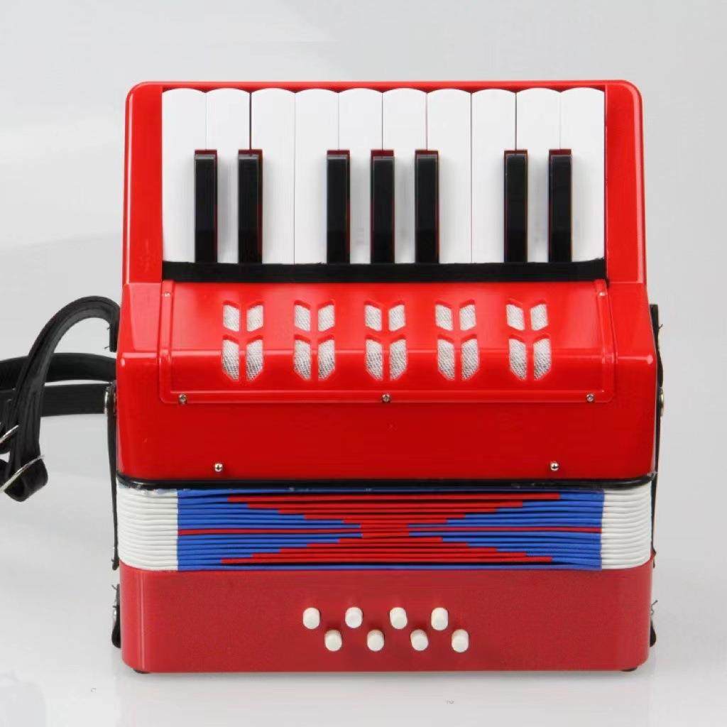 料欧美7键8贝司儿童手风104琴键盘塑玩具乐器1手风琴
