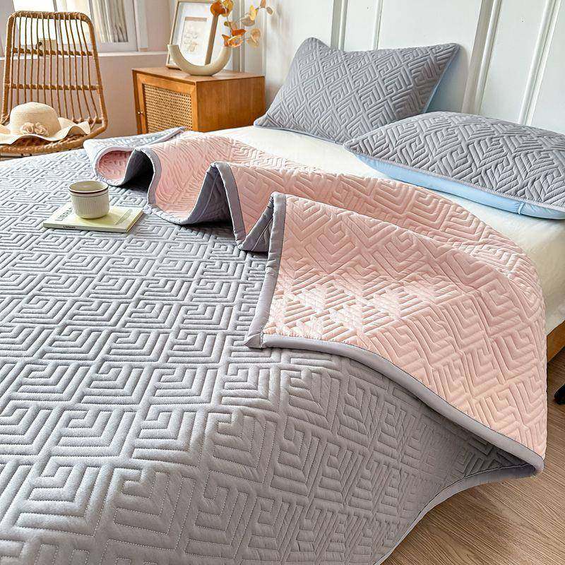 水洗棉床盖双面可单用夹棉床件榻儿榻米加厚防滑床童厂家直供单双,床上用品,床单,淘宝优惠券,粉丝福利购,淘宝优惠卷