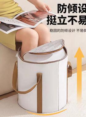 折泡脚桶家腿用洗脚袋恒温小泡脚袋便携加高叠QKB加过深足浴冬天