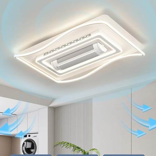 全光顶谱无品牌/护眼卧无叶风扇新灯款家用客厅餐厅吸灯室灯