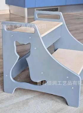 RYP实阶木童台凳办公室家用两踩脚凳儿脚踏凳防滑宝宝步垫脚凳