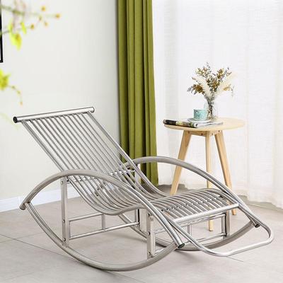 SVR30大4防摔不锈钢摇椅躺椅摇阳台家用休闲老人懒人夏凉天乘藤椅