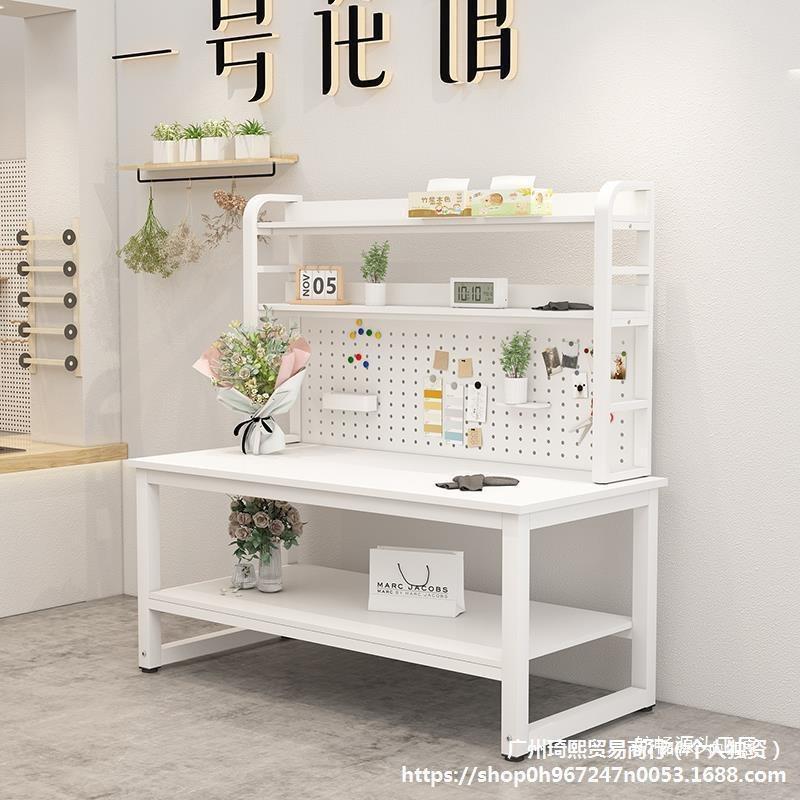 花店TFE工台打包桌仓库快递打包电台子服装剪厂裁台操作作桌带置图片