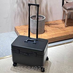 正品上翻盖轻便铝框18万寸横版女摄影箱静音向轮拉杆箱22机长箱寸