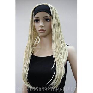 正品假发小辫可以直接戴与梯度嘻流行歌脏手舞蹈欧表演美直播逼真