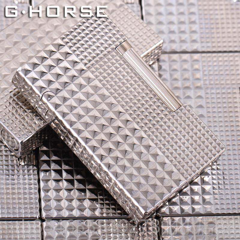 正品复古气朗声打火机法国g纯hors清e正版男充防风脆砂轮黄铜创意