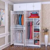 2门3门4门儿童收纳经济型衣橱 组装 正品 简约实现台代衣柜木质板式