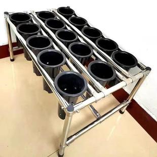 不锈钢兰花架户外庭院阳台客厅置物架君子兰简约花架单层定制