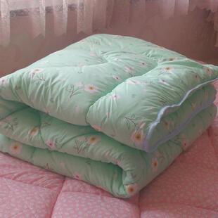 踏花被子涤棉布套棉被春秋季涤棉被芯单双人学生棉絮冬被