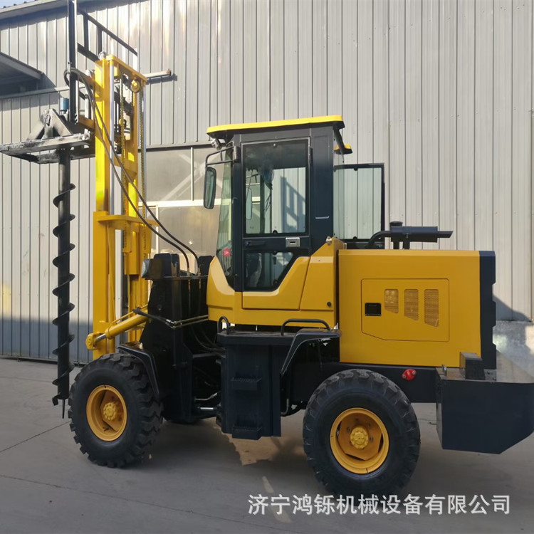 公路护栏方孔打桩钻孔机
