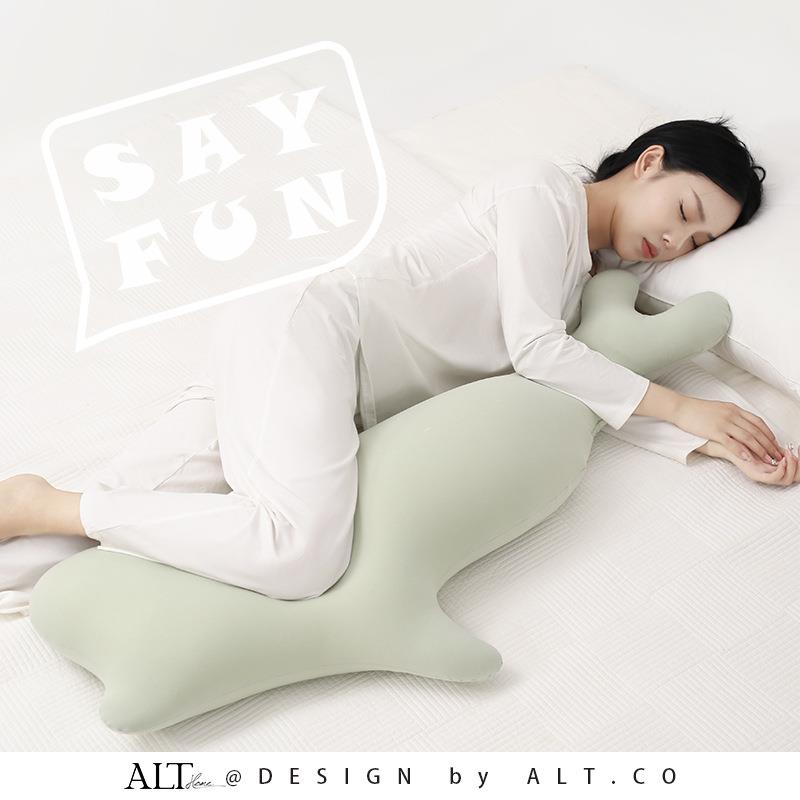 海豚玩偶睡觉抱枕抱睡公仔可爱床上侧睡夹腿女生专用安抚长条枕头