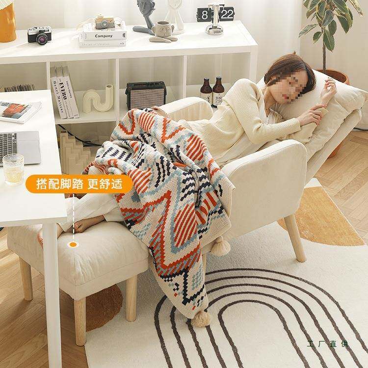 懒人沙发可躺可睡卧室女网红座椅小沙发单人宿舍电脑椅阳台休闲椅