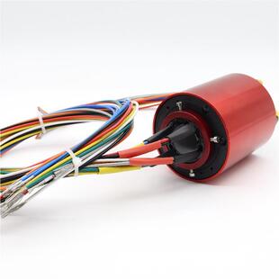 电环空心旋转不绕线过孔导电滑环连接器电环集电环电源旋转接头