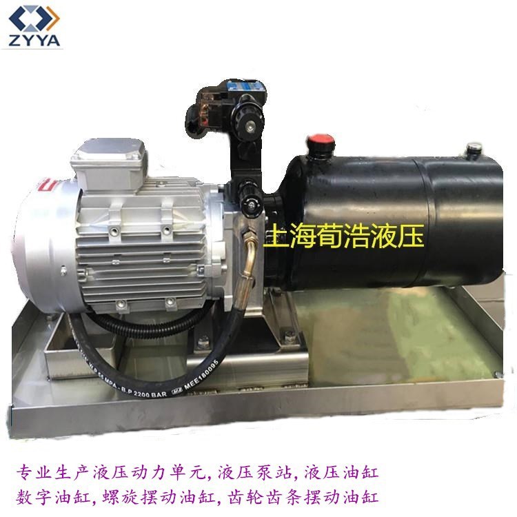 上海荀浩小型液压动力泵站非标