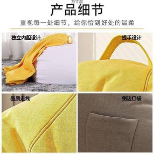 懒人沙发可躺可睡卧室床边榻榻米豆袋小沙发阳台休闲躺卧靠背椅子