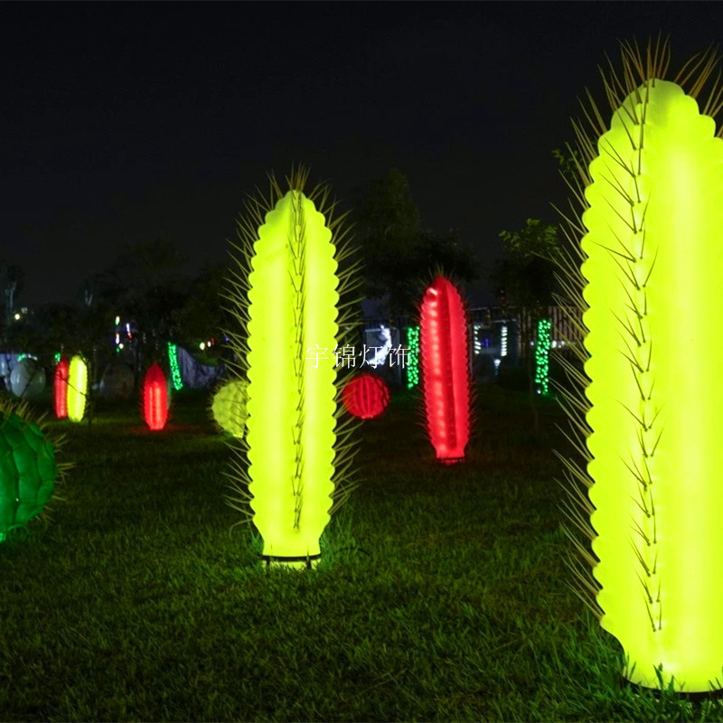 LED仿真蒲公英仙人球草坪灯