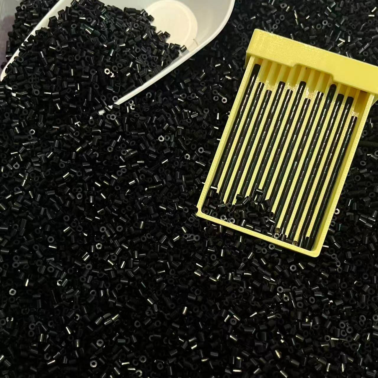 Pixel Bean皮克斯拼豆【高频消耗色】2.6mm融合豆黑白高透补充包