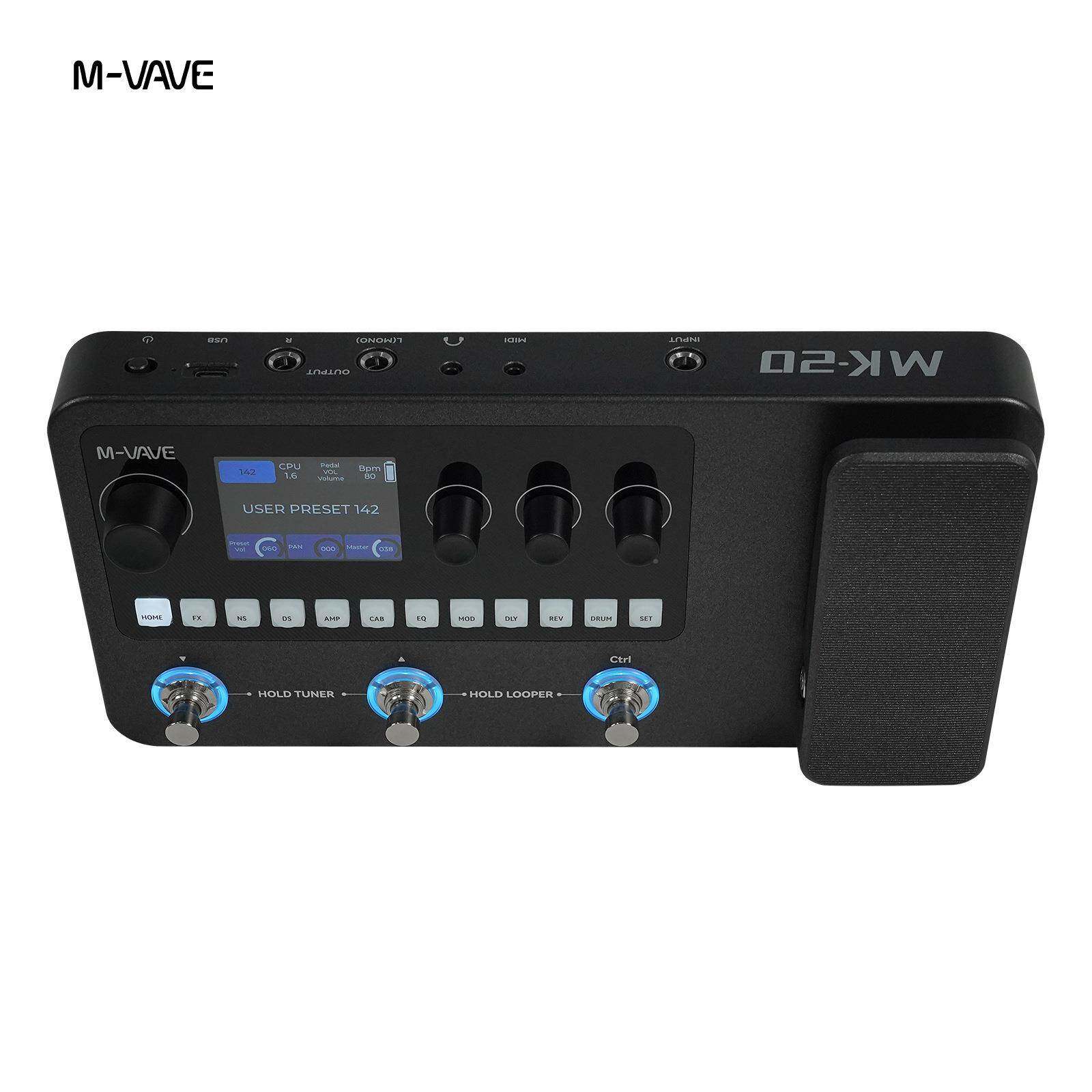 M-VAVEMK-20效果器贝吉他器斯综合效果多功能带鼓效音YWBlo机op循