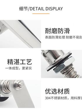s323把手锁带挂304不锈锁钢执m手配电柜控中制柜门开关柜门MS323