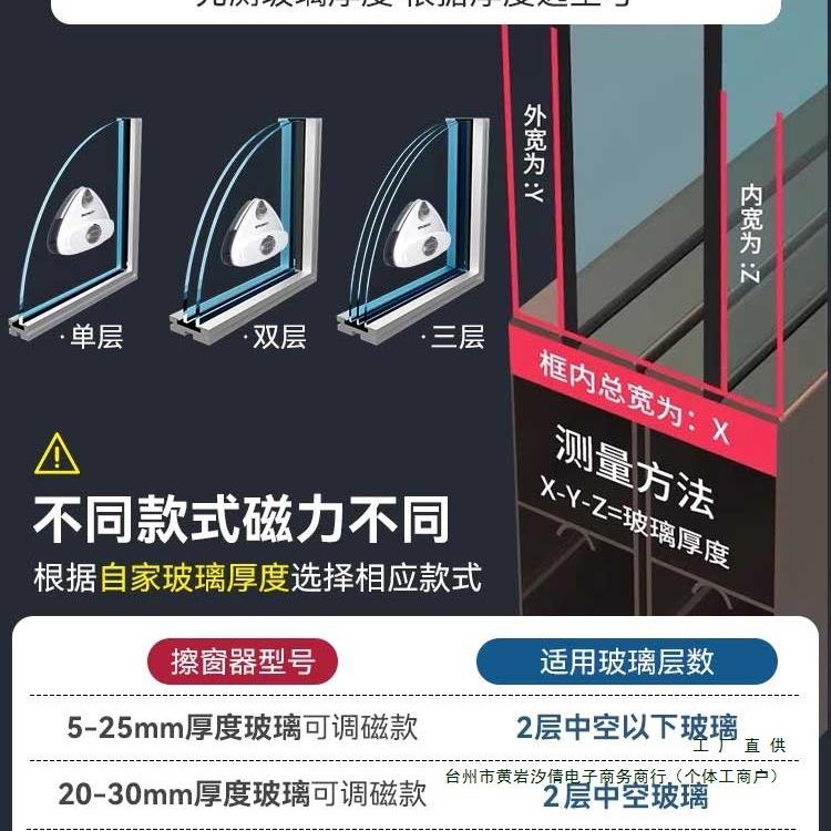 擦玻高层314窗外双层璃清双面洗擦窗户家用擦清洁工具