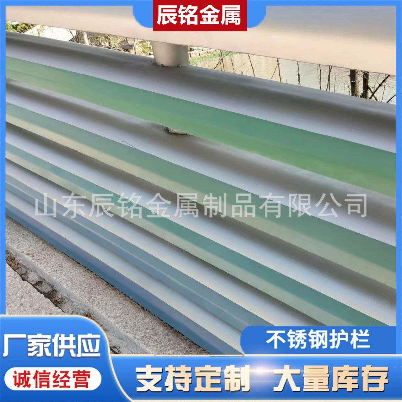 304锈钢梯扶手不楼生产商场用玻璃杆护栏阳台09栏不锈钢立柱