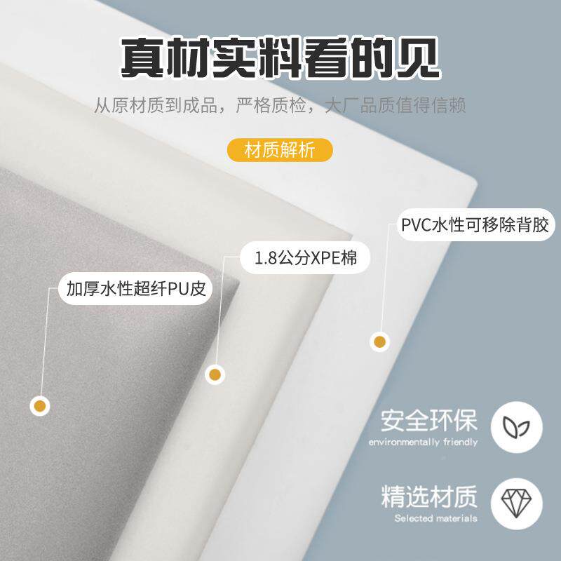 幼儿墙面装饰数软包墙贴自粘早教墙儿园童房防碰字撞垫海10077151
