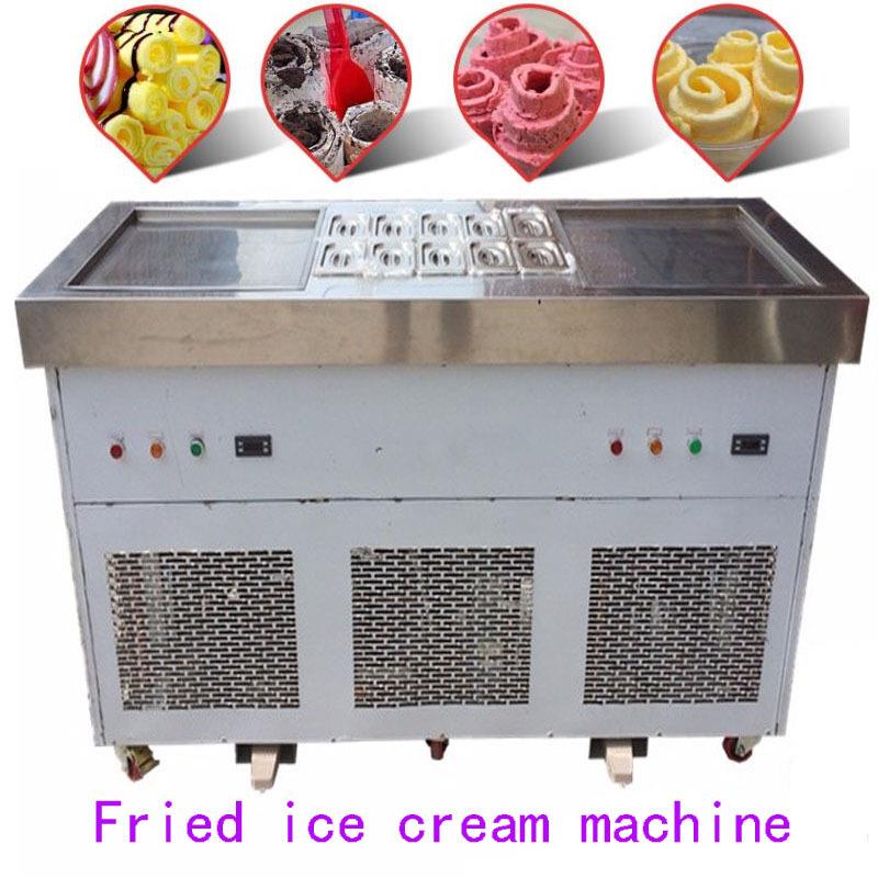 佳石泰式激凌机Friedi冰cecrammaceh353ineV110炒冰淇淋机