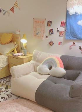 OMY懒人豆袋可懒人沙新发榻榻米沙发可躺款卧寝客室休闲小沙20发2