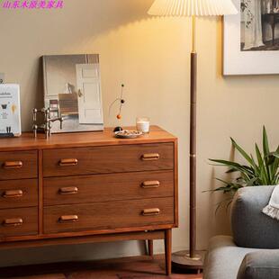 收DG 具复古型家木斗柜简约式 柚全实木樱桃木卧室储物斗柜抽屉式