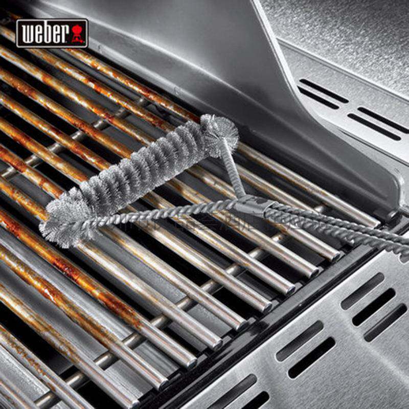 Weer威Weber焙不锈钢烧烧b烤架清洁刷烧烤架炉刷子钢丝烤网刷