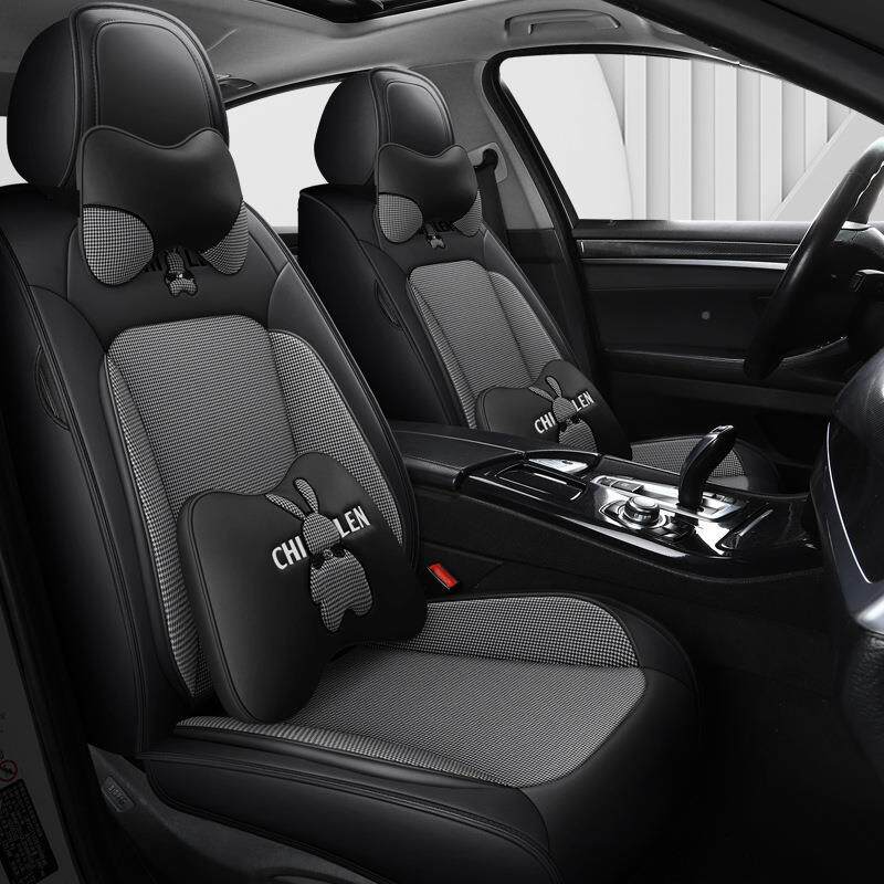 2车2年新全包耐磨LDU皮千鸟加格布款艺汽坐垫四季通用汽车座套
