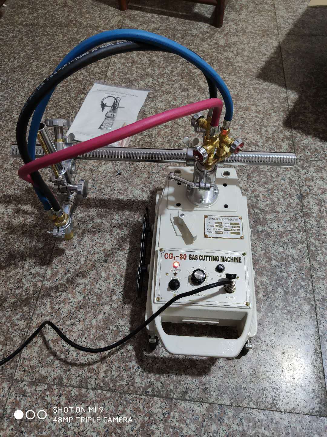 半自动火焰切割机CG1-30/100便携式切割机金属钢板焊割设备割圆机