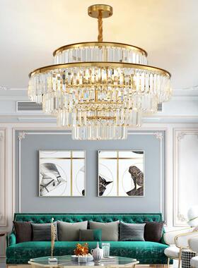 豪大气13738别客墅厅晶灯后现代简约样板水房工程饭厅华灯轻奢大