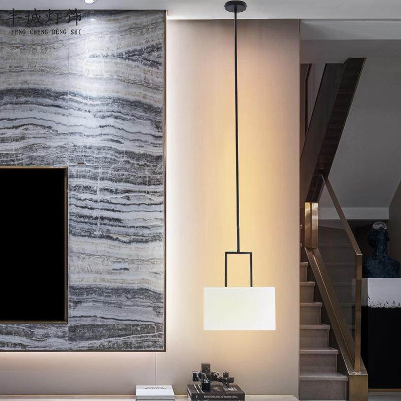 新中式床小吊灯吊布头艺单头吊灯铁艺个创意性书房卧室床H128头茶,家装灯饰光源,智能吊灯,淘宝优惠券,粉丝福利购,淘宝优惠卷