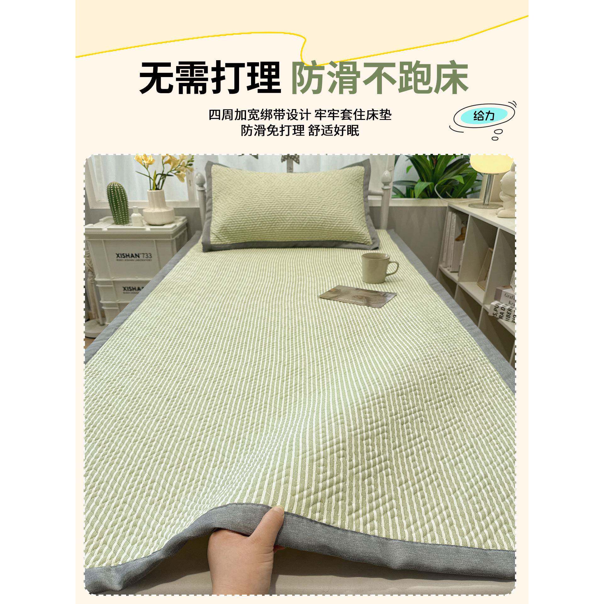 纯棉老粗布床学垫软全棉生宿舍专用床单人薄褥EX250529子1米2床0