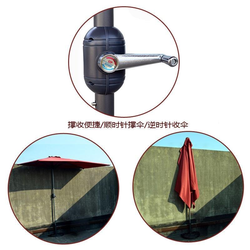 户外伞半边伞院伞花园阳94台庭墙壁伞休闲室外防阳晒遮大太阳尚