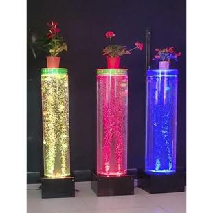 餐新款平HUX安子隔断玄关客厅卫间半墙水幕墙隔生断屏网红柱隔断