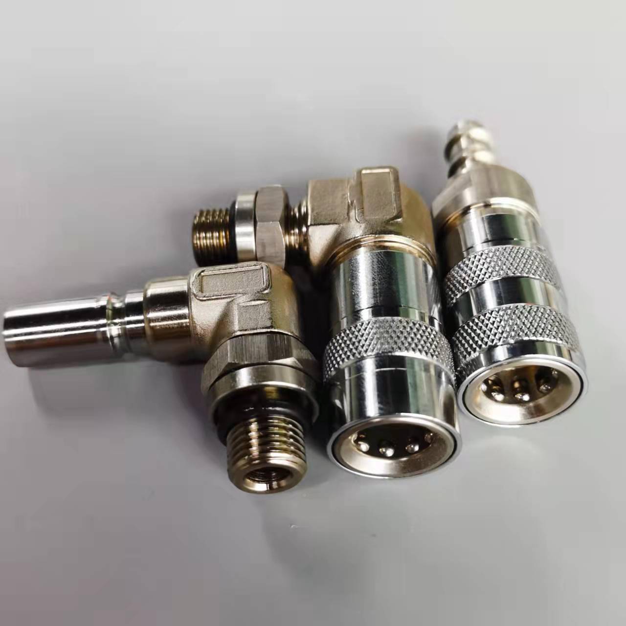 管克头朗斯西得乐模具快插接头外螺纹BL-CP100弯通快插接温高高压