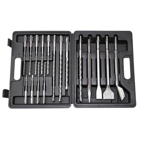 1件套锤钻头凿子FJH套装SDS圆柄一字混凝头土冲击钻7尖扁凿组电合