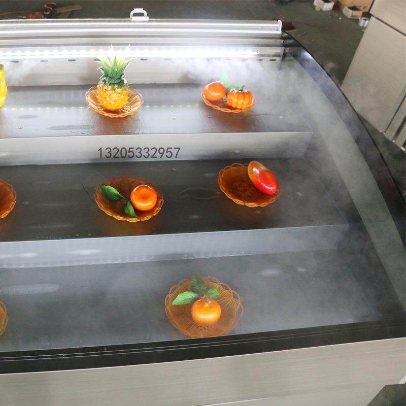 水果捞不锈钢海鲜冷展示柜卧式冻台卤熟01食点菜菜商用冷藏保鲜冰